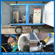Lavadora de chorro de agua industrial de alta presión de la limpieza del tubo de la lavadora
